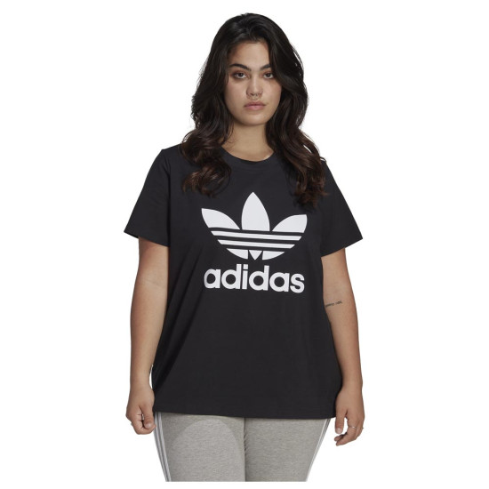 Adidas Γυναικεία κοντομάνικη μπλούζα Trefoil Tee (plus size)
